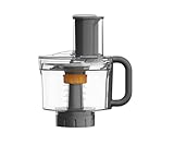 Kenwood MultiPro KAH65.000PL Multi-Zerkleinerer, Zubehör für Kenwood Chef & Chef XL Küchenmaschinen, 5 Arbeitsscheiben für Reiben, Raspeln, Schneiden, Edelstahl-Messer, 1,2 L Fassungsvermögen, Silber