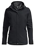 Vaude Damen Women's Rosemoor 3in1 Jacket Doppeljacke, Black, 40