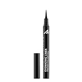 Manhattan Eyemazing Liner – Schwarzer Filz-Eyeliner Buntstift für perfektes Auftragen – Farbe Black Lacque 1010N – 1 x 1,2ml