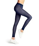 FALKE Damen Pure Matt 50 Halb Blickdicht 50 DEN Nachhaltig ohne Muster 1 Stück Strumpfwaren, Blau (Lapisblue 6844), L