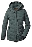 G.I.G.A. DX (GIGEQ Damen Casual Funktionsjacke in Daunenoptik mit abzippbarer Kapuze GW 48 WMN QLTD JCKT, dunkel blaugrün, 42, 38721-000