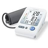 Sanitas SBM 21 Oberarm-Blutdruckmessgerät, vollautomatische Blutdruck- und Pulsmessung am Oberarm mit Arrhythmie-Erkennung
