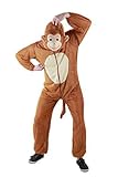 Foxxeo Affen Kostüm für Erwachsene - Herren Größe S-XXXXL - Tier Onesie Kostüme Damen Jumpsuit AFFE Männer Overall Fasching Karneval Anzug, Größe XL