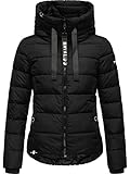 Navahoo Damen mitteldick gefütterte Winter Steppjacke Amayaa Black Gr. M