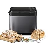 Panasonic SD-YR2540 Premium Grau Vollautomatischer Brotbackautomat, horizontales Design und Hefespender, 32 automatische Programme, zwei Temperatursensoren, 13-Stunden-Zeitvorwahl, Grau