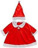 GUIRMA Weihnachtsmann-Kostüm, Mädchen, Rot, 12-18 Monate