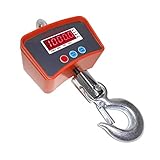Kranwaage, Dynamometer, 1.000 kg mit professionellem Haken zum Aufhängen