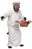 Lustiges Herren-Kostüm - Großer Böser Wolf Großmutter,One size, Rotkäppchens Oma