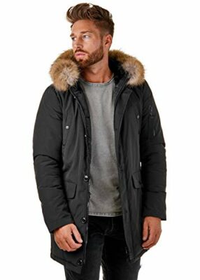 parka echtfell gefüttert herren