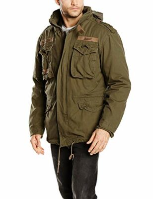 militär parka gefüttert