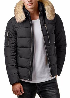 winterjacke fell kapuze herren