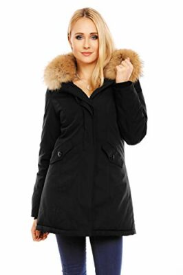 winterjacken damen mit echtfell kapuze