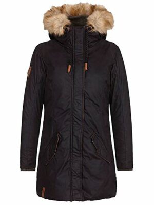 naketano damen winterjacke lang