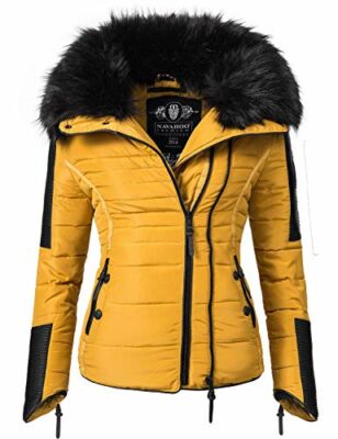 parka gelb gefüttert