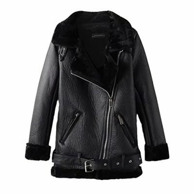 bikerjacke mit fell damen