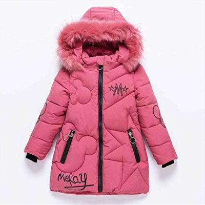 winterjacke mädchen rosa