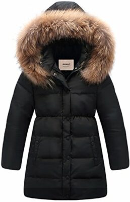 winterjacke mädchen echtfell