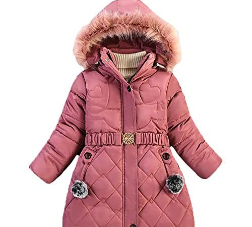 winterjacke mit gürtel mädchen