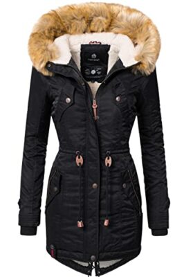 parka mit pelz gefüttert