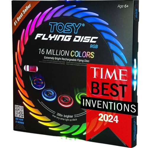 TOSY Flying Disc – 108 RGB-LEDs oder 36 einfarbige LEDs