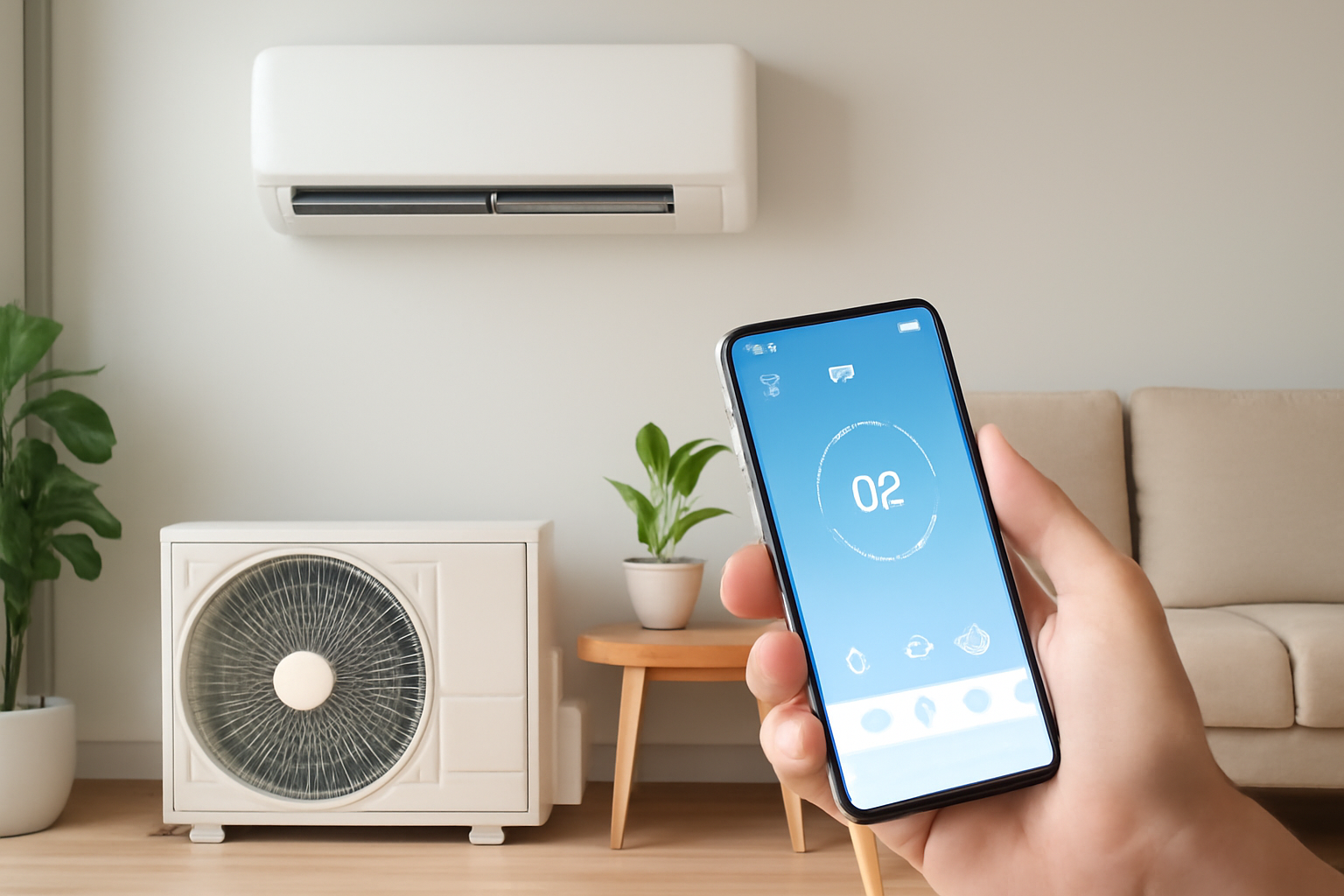 KESSER® Klimaanlage Set Split, WiFi/App